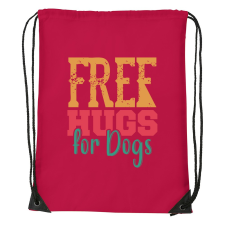 ZSONA DEKOR Free hugs for dog - Sport táska piros kézitáska és bőrönd