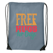ZSONA DEKOR Free hugs for dog - Sport táska szürke kézitáska és bőrönd