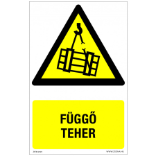 ZSONA DEKOR Függő teher Alumínium tábla 100x160 mm információs címke