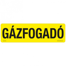 ZSONA DEKOR Gázfogadó Műanyag tábla 250x80 mm információs címke