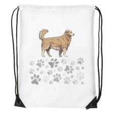 ZSONA DEKOR Golden retriver - Sport táska fehér kézitáska és bőrönd