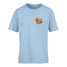 ZSONA DEKOR Gyerek póló Ovis jelel Mókus mintával Világos kék 110 méret gyerek póló