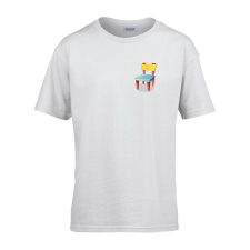 ZSONA DEKOR Gyerek póló Ovis jelel Szék mintával Fehér 134 méret gyerek póló