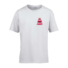 ZSONA DEKOR Gyerek póló Ovis jelel Torta mintával Fehér 110 méret