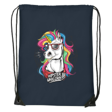 ZSONA DEKOR Hipster unicorn - Sport táska navy kék kézitáska és bőrönd