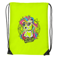 ZSONA DEKOR Hipster unicorn - Sport táska sárga kézitáska és bőrönd