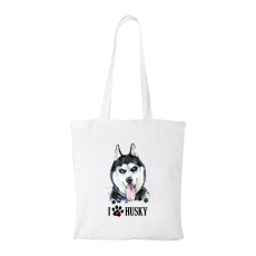 ZSONA DEKOR Husky - Bevásárló táska fehér v2
