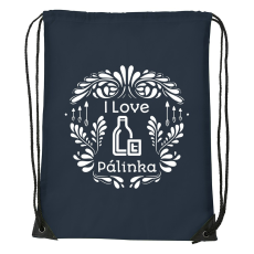 ZSONA DEKOR I love pálinka - Sport táska navy kék
