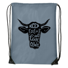 ZSONA DEKOR Keep calm and love cows - Sport táska szürke kézitáska és bőrönd