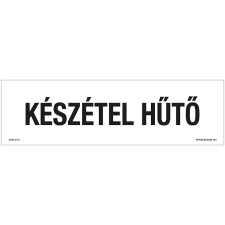 ZSONA DEKOR Készétel hűtő Öntapadós matrica 250x80 mm információs címke