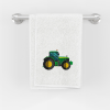 ZSONA DEKOR Kéztörlő 35x70 cm méretben Ovis jellel Zöld traktor mintával