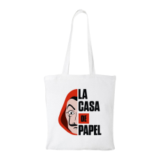 ZSONA DEKOR La casa de papel - Bevásárló táska fehér