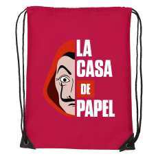 ZSONA DEKOR La casa de papel - Sport táska piros