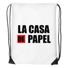 ZSONA DEKOR La casa de papelV2 - Sport táska fehér