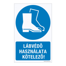 ZSONA DEKOR Lábvédő használata kötelező! Alumínium tábla 160x250 mm információs címke