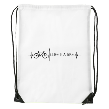 ZSONA DEKOR Life is a bike - Sport táska fehér kézitáska és bőrönd