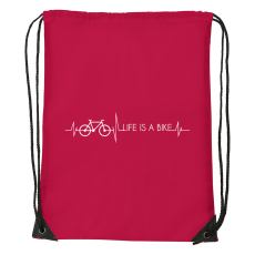 ZSONA DEKOR Life is a bike - Sport táska piros