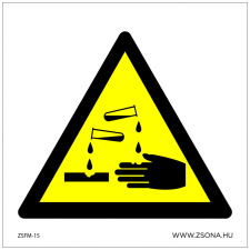 ZSONA DEKOR Maró anyag Műanyag tábla 200x200 mm információs címke