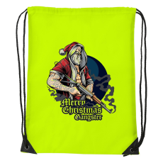 ZSONA DEKOR Merry Christmas gangster - Sport táska sárga