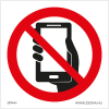 ZSONA DEKOR Mobiltelefon használata tilos! Öntapadós matrica 100x100 mm