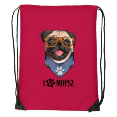 ZSONA DEKOR Mopsz - Sport táska piros v2