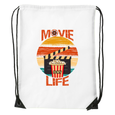 ZSONA DEKOR Movie is my life - Sport táska fehér