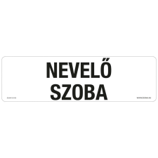 ZSONA DEKOR Nevelő szoba Öntapadós matrica 250x80 mm információs címke