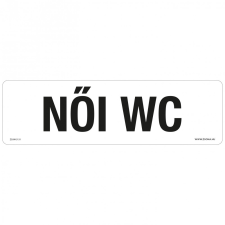 ZSONA DEKOR Női wc Műanyag tábla 250x80 mm információs címke