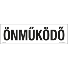 ZSONA DEKOR Önműködő Öntapadós matrica 250x80 mm információs címke