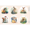 ZSONA DEKOR Öntapadós erdei állatkák matrica csomag