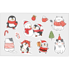 ZSONA DEKOR Öntapadós karácsonyi-állatok matrica csomag