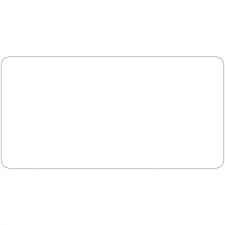 ZSONA DEKOR Öntapadós négyzet matrica 4x8 Fehér ajándéktárgy