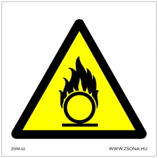 ZSONA DEKOR Oxidáló anyag! Műanyag tábla 100x100 mm információs címke