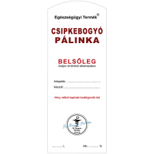 ZSONA DEKOR Pálinkás cimke Belsőleg Csipkebogyó Hosszú 5 db/csomag dekorációs kellék