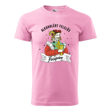 ZSONA DEKOR Póló Alkoholért felelős főispán mintával - Rózsaszín S méretben egyedi ajándék