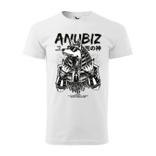 ZSONA DEKOR Póló Anubis mintával - Fehér L méretben v1 egyedi ajándék