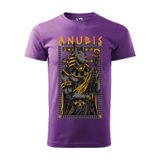 ZSONA DEKOR Póló Anubis mintával - Lila XL méretben v2 egyedi ajándék