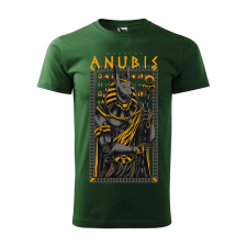 ZSONA DEKOR Póló Anubis mintával - Zöld XXXL méretben v2 egyedi ajándék