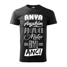 ZSONA DEKOR Póló Anya mintával - Fekete XXXL méretben egyedi ajándék