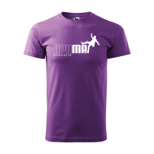 ZSONA DEKOR Póló Apu ma bebaszik mintával - Lila XXL méretben egyedi ajándék