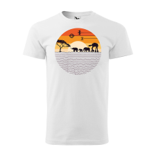 ZSONA DEKOR Póló Az elefántok legyenek veled mintával - Fehér S méretben egyedi ajándék