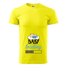ZSONA DEKOR Póló Baby loading fiú mintával - Sárga XL méretben egyedi ajándék