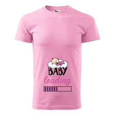 ZSONA DEKOR Póló Baby loading lány mintával - Rózsaszín XXXL méretben egyedi ajándék