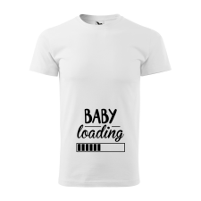 ZSONA DEKOR Póló Baby loading mintával - Fehér M méretben egyedi ajándék