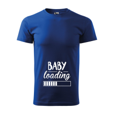 ZSONA DEKOR Póló Baby loading mintával - Kék M méretben v1 egyedi ajándék