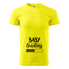 ZSONA DEKOR Póló Baby loading mintával - Sárga XXL méretben v1 egyedi ajándék