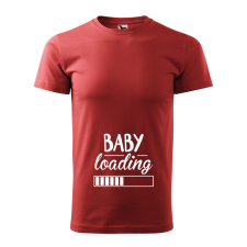 ZSONA DEKOR Póló Baby loading mintával - Terrakotta XXXL méretben egyedi ajándék