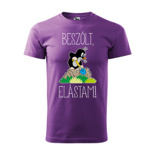 ZSONA DEKOR Póló Beszólt, elástam! mintával - Lila XXXL méretben egyedi ajándék