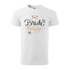 ZSONA DEKOR Póló Bride party mintával - Fehér S méretben egyedi ajándék