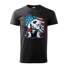 ZSONA DEKOR Póló Bulldog mintával - Fekete S méretben ajándéktárgy